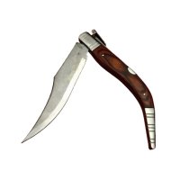 Set doua bricege de vanatoare cricket, lama otel inoxidabil, maro, 38 cm - 6