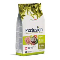 EXCLUSION Mediterraneo Monoprotein Formula Large Breed, L-XL, Pui, hrană uscată monoproteică fără cereale câini, 12kg - 2
