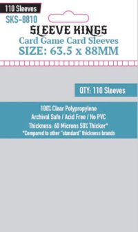Sleeve Kings Protective Card Sleeves - 63.5 x 88 mm - 1