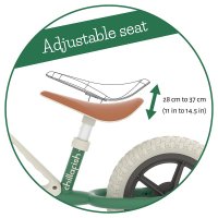 Bicicleta de echilibru, Chillafish Charlie Forest, Usoara, Cu ghidon si sa reglabile, Greutate 2.5 Kg, Cu roti din spuma EVA, 10 inch, Pentru 18-48 luni - 1