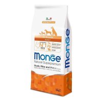 Hrana uscata caini, Monge Natural Superpremium All Breeds Adult, Rata, Orez & Cartofi, 12 kg - 1