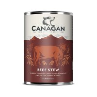 CANAGAN Beef Stew, XS-XL, Vită, conservă hrană umedă fără cereale câini junior & adult, (în supă), 400g - 2