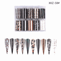 Set 10 folii de transfer 100x4cm. XKZ-58 - 1