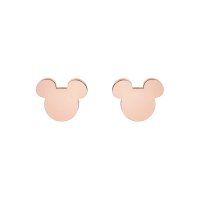 Cercei Mickey Mouse Disney - Design Minimalist din Otel Medical Inoxidabil Rose - 1