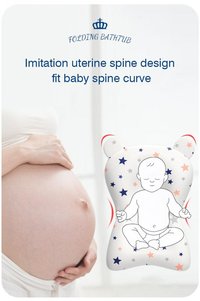 Cadita Little Mom King Pink pentru bebelusi cu pernuta reductor si senzor de temperatura - 2