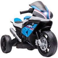 HOMCOM Motocicleta electrica pentru copii BMW HP4 cu licenta Jucarie de rulare cu 3 roti 6V Motocicleta | AOSOM RO - 1