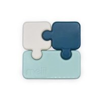 Recipient hrana bebelusi MELII Luxe Puzzle 850 ml, Albastru - 1