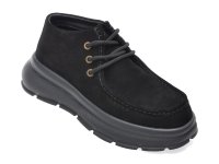 Ghete negre GRYXX 1327 din piele intoarsa - 1