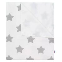 Scutec impermeabil New Baby Stars, din flanel, cu utilizari multiple, 57 x 47 cm - 1