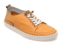 Pantofi galbeni GRYXX EV2898 din piele naturala pentru femei - 1