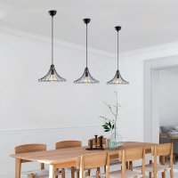 Lustra Mezopotamya Negru 37x126 cm - 3