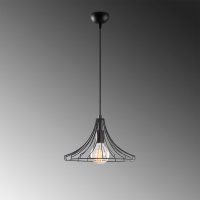 Lustra Mezopotamya Negru 37x126 cm - 7