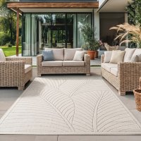 Covor Dreptunghiular NOVA V3 Crem 160x230 cm - Stil Modern si Natural - 1
