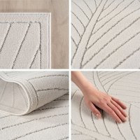 Covor Dreptunghiular NOVA V3 Crem 160x230 cm - Stil Modern si Natural - 3