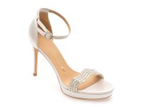 Sandale elegante EPICA argintii, 912506, din piele ecologica - 1