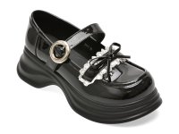 Pantofi negri GRYXX 3191 din piele naturala lacuita pentru femei - 1