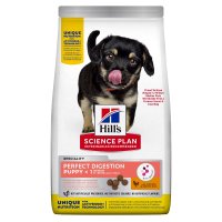 HILL'S Science Plan Perfect Digestion Puppy M, hrană uscată câini junior, sistem digestiv, 2.5kg - 2