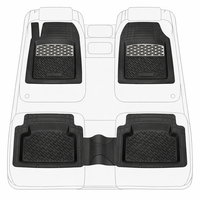 Covorase Hyundai Santa Fe 2012-2018 | Cauciuc Tavita | Silver - 2