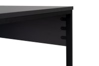 Birou de studiu, Hanah Home, pal melaminat, antracit si negru, 240x60x74 cm - 6