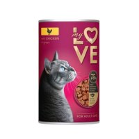 MY LOVE Pui in Sos pentru Pisici, Conserva Umida 415g - 2