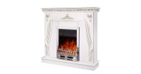 Semineu electric Napoli alb & Galileo silver, Art Flame, 1035x1100x300 mm, 2000W - 2