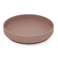Farfurie din silicon cu ventuza Petite&Mars Take&Match, 400 ml, Velvet Latte, Fara BPA, Usor de curatat, 6 luni+ - 1