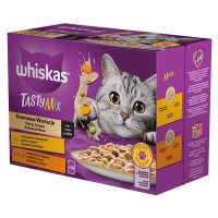 WHISKAS Tasty Mix Creamy Creations, hrana umeda pentru pisici cu pui si legume, miel si curcan, in sos, 12 x 85 g - 7
