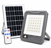 Proiector solar LED COBA CB T107 putere 1000W panou solar separat senzor de miscare telecomanda - 1