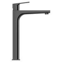 Baterie lavoar Celesta Aria monocomanda inalta Gunmetal gray - 2