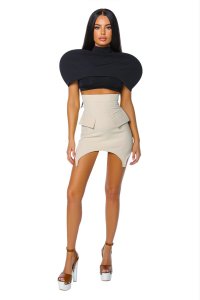 Fusta Portjartier - Piesa Mini Statement pentru O Look Sexy-Elegant - 1