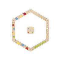 Set senzorial de echilibru Viga din lemn pentru copii - 5