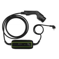 Cablu Green Cell GC EV Schuko - Type 2 pentru masini electrice si hibride plug-in, 3.6kW, 10A / 16A - 1