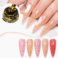 Top Coat Gold Diamond FSM 002- Paiete Aurii - GD-001 - 1