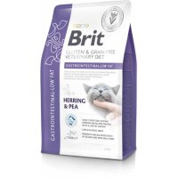 BRIT VD Gastrointestinal Low Fat, Hering, dietă veterinară, hrană uscată fără cereale pisici, sistem digestiv, 2kg - 2