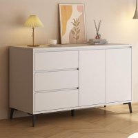 Comoda moderna cu 3 sertare si 2 usi din MDF, 140x40x75cm - 1