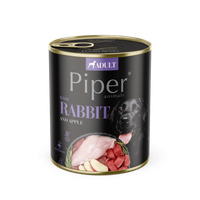Piper Adult Dog cu Iepure si Mar, hrana umeda pentru caini adulti, 800 g - 1