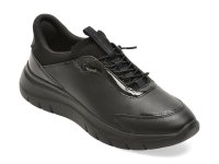 Pantofi sport GEOX D680JA negri din piele ecologica pentru femei - 1