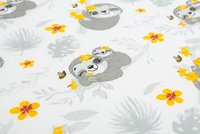 Saltea din spuma Sensillo 120x60x6 cm Lenesi pentru patut copii traditionalpliabil, grad de duritate medie H1-H2, husa detasabila cu fermoar - 3