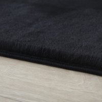 Covor Pouffy V1 Negru 160 x 230cm - 4