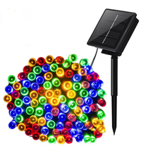 Instalatie Solara MULTICOLOR 1500 - 10 Metri cu 100 LED-uri pentru Decoratiuni - 1