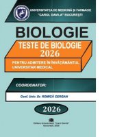 Teste de biologie 2026 pentru admiterea la facultatile de medicina - 1