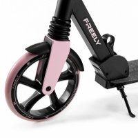 Trotineta pliabila Kinderkraft Freely Pink cu ghidon reglabil, cric, greutate admisa 100 kg - 3