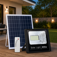 Proiector LED solar cu telecomanda, senzor de miscare si protectie IP66 - 1