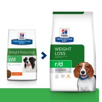 HILL'S Prescription Diet r/d Weight Loss pentru caini, Pui, 10kg - Hrană uscată pentru scădere în greutate - 1