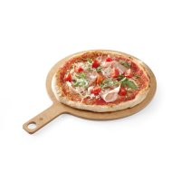 Placa pizza din lemn cu maner, HENDI - 2