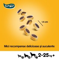 PEDIGREE Tasty Bites cu branza pentru caini, pernite delicioase, 140g - 3