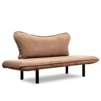 Canapea 2 locuri extensibila Chatto Maro deschis - 4