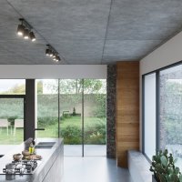 Lustra Sollux Lighting Merida Negru 118x6x16 cm - 7