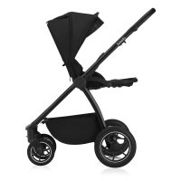 Carucior 3 in 1 Lionelo Meril, cu landou de dimensiune XL, reversibil, cu scoica auto testata ADAC, cu accesorii, pana la 22 kg, conform cu EN1888-1 EN1888-2, EN1466, negru - 3