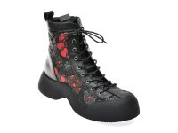 Ghete negre GRYXX 25306 din piele naturala pentru femei - 1